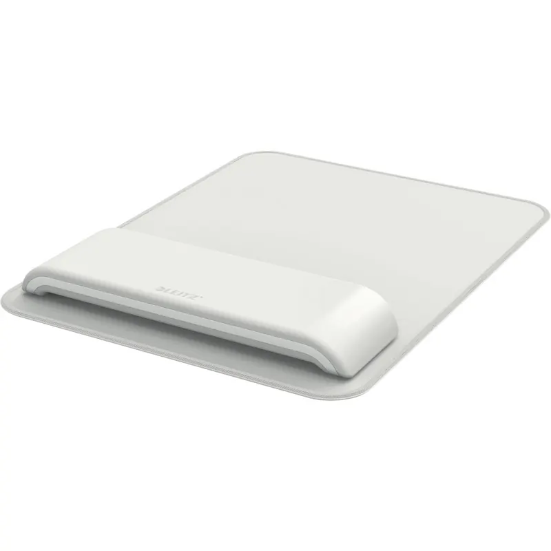Mauspad Leitz Ergo 6517 - 200 x 24 x 260 mm hellgrau mit Handgelenkstütze Höheneinstellungen 13 mm und 20 mm rutschfeste Unterlage