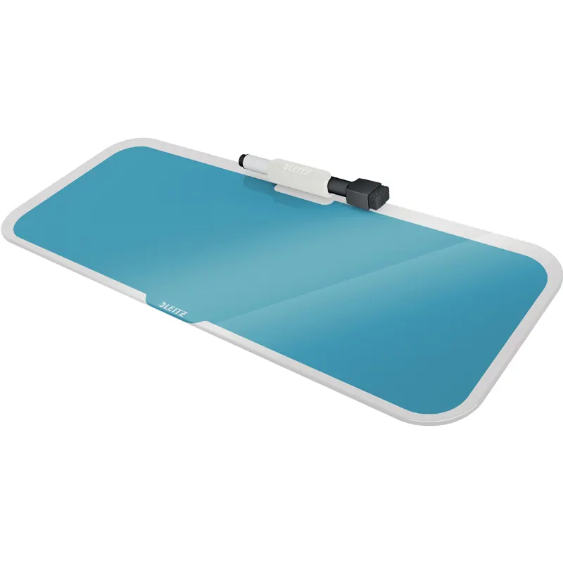 Memoboard Leitz Cosy 5269 - 380 x 150 x 60 mm blau inkl. Marker Sicherheitsglas