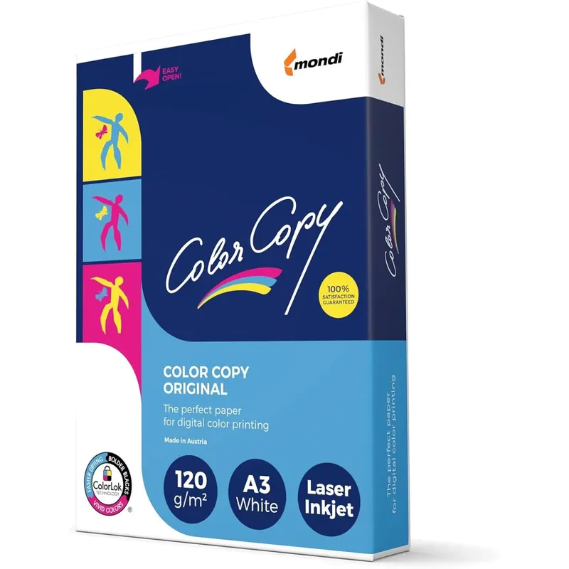 Mondi Color Copy Laserpapier 120g/m² DIN-A3 - 250 Blatt weiß