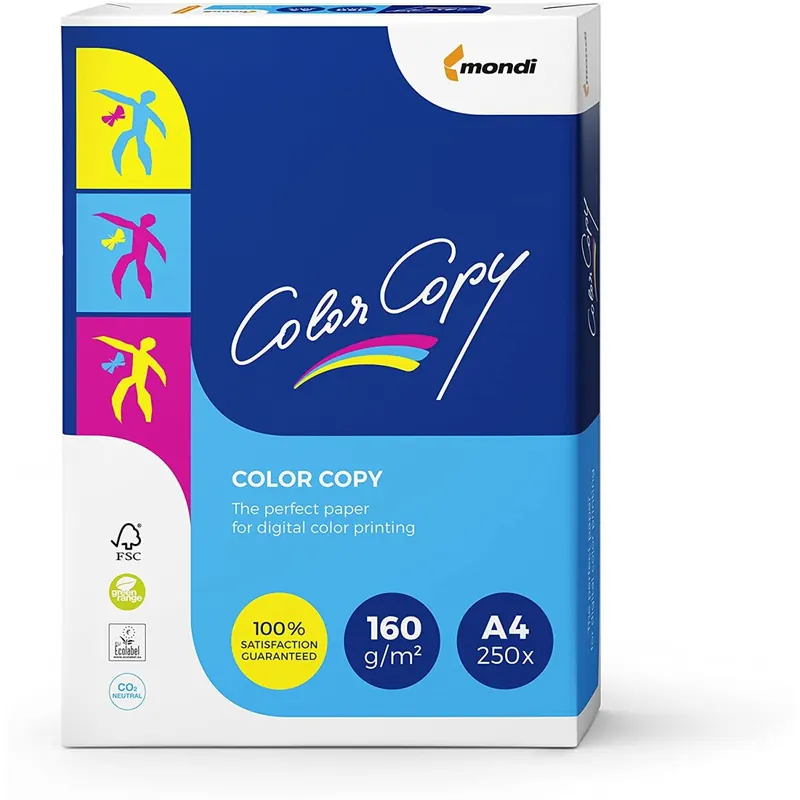 Mondi Color Copy Laserpapier 160g/m² DIN-A4 250 Blatt weiß