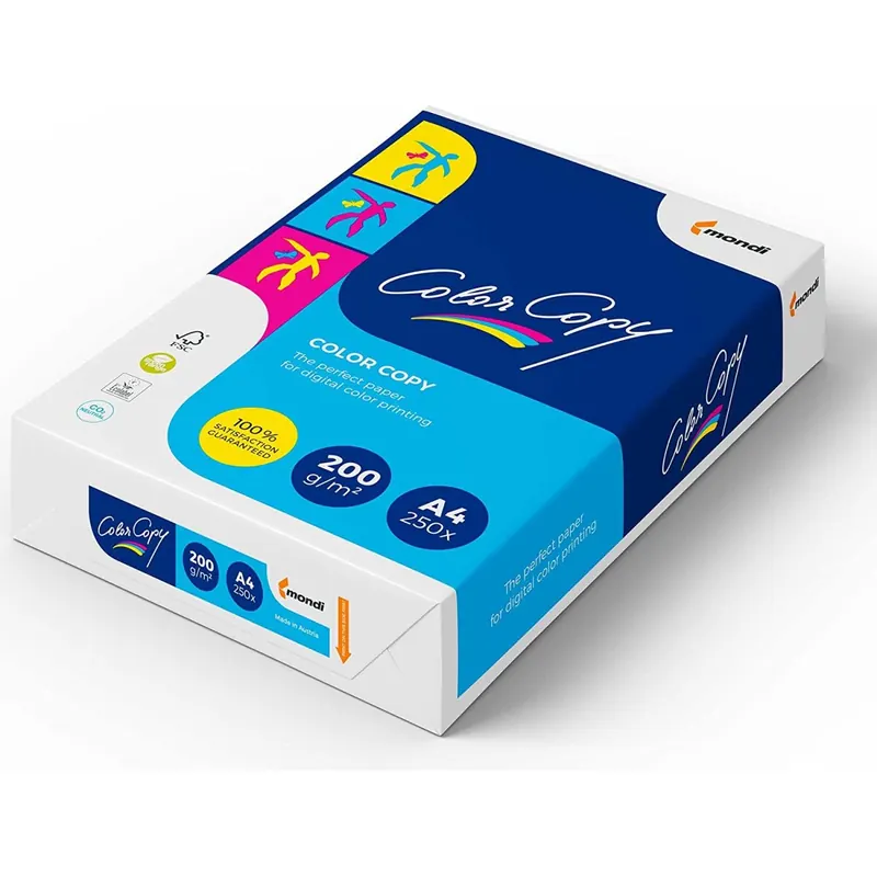 Mondi Color Copy Laserpapier 200 g/m² DIN-A4 250 Blatt weiß