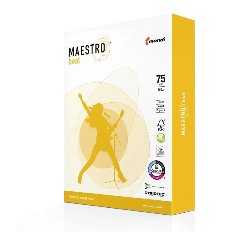 Mondi Maestro beat 75g/m² DIN-A3 - 500 Blatt weiß