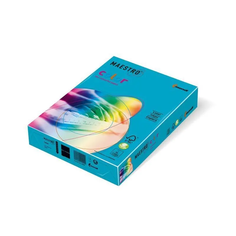 Mondi Maestro Color wasserblau 120g/m² DIN-A4 - 250 Blatt AB48