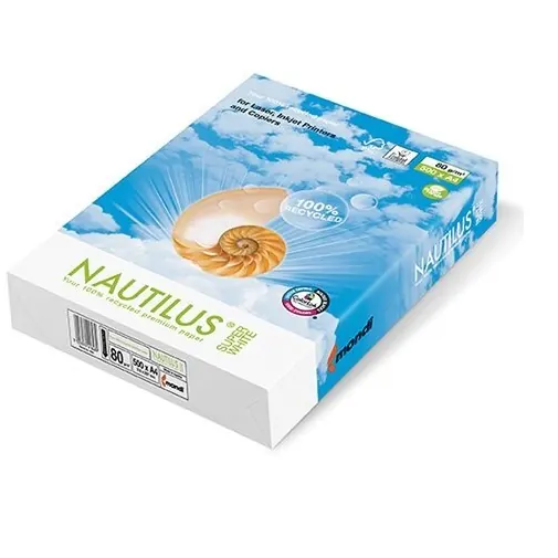 Mondi Nautilus super white Recycling-Papier 80g/m² DIN-A3 / 500 Blatt Papier weiß