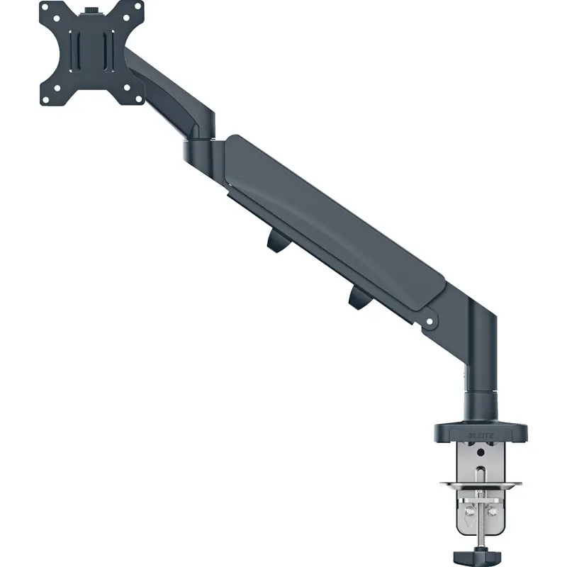 Monitorarm Leitz Ergo 6489 - Gelenkarm 550 mm samtgrau Höheneinstellung 185 mm - 435 mm bis 9 kg