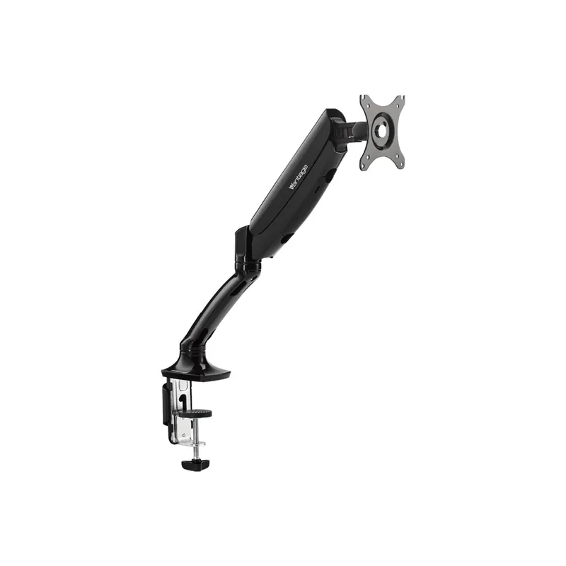 Monitorarm Vantage Office 028-0001 - Tragarm 412 mm schwarz 3 in 1 Zwinge, Bohrschraubbefestigung, Kabellochbefestigung Befestigungsstandard 75/100 bis 9 kg