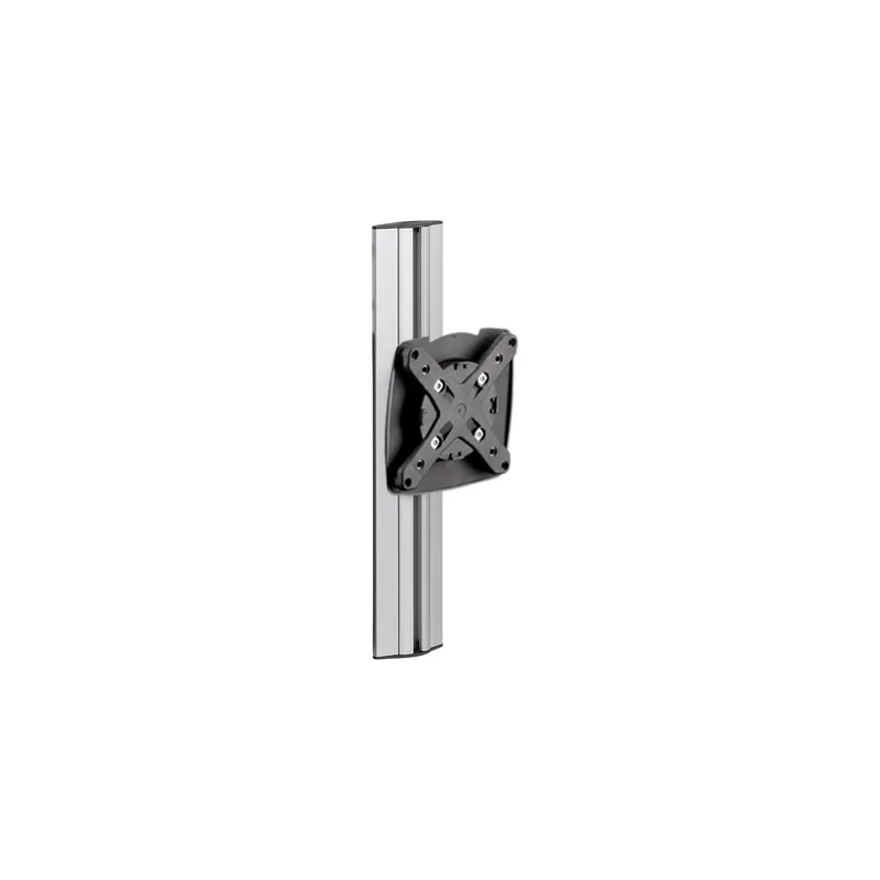 Monitorhalter Set Novus-MPS MY one 2.0 910+1079+000 - SlatWall-Schiene und Tragelement silber für Organisationswand Befestigungsstandard 75/100 bis 5 kg