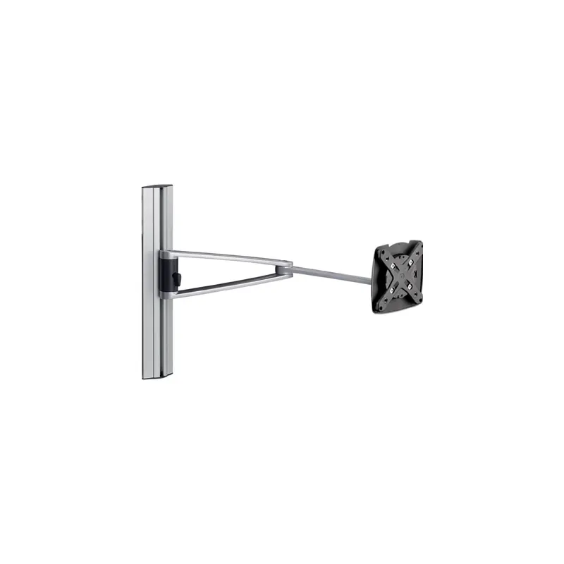 Monitorhalter Set Novus-MPS MY one plus 2.0 910+2079+000 - SlatWall-Schiene und Tragarm silber für Organisationswand Befestigungsstandard 75/100 bis 5 kg