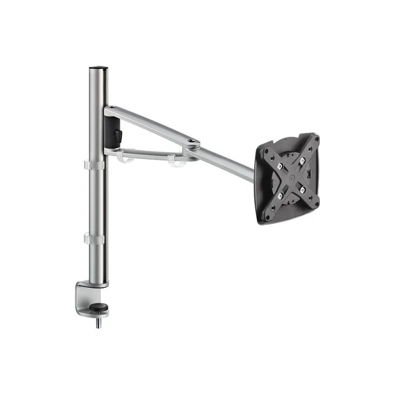 Monitorhalter Set Novus-MPS MY one plus 2.0 910+6019+000 - Säule und Tragarm silber Tischklemme Befestigungsstandard 75/100 bis 5 kg