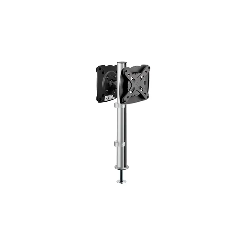 Monitorhalter Set Novus-MPS MY twin fix 2.0 910+1149+000 - Säule und 2 Tragelemente silber Bohrschraubbefestigung Befestigungsstandard 75/100 bis je 5 kg
