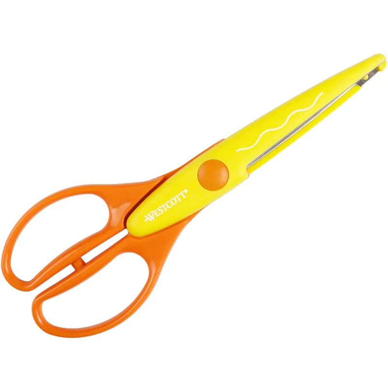 Motivrandschere, 19.5 cm, Welle-4