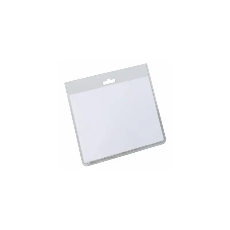 Namensschild Tasche Durable 8135 - 60 x 90 mm transparent geschlossen Pckg/20