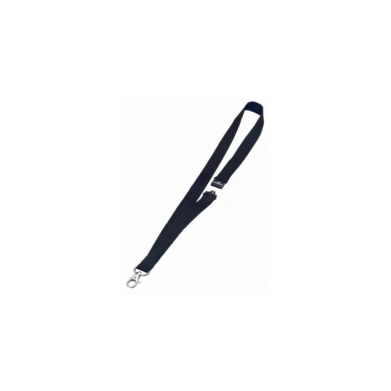 Namensschild Umhängeband Durable 8682 - 20 mm x 44 cm schwarz mit Karabiner