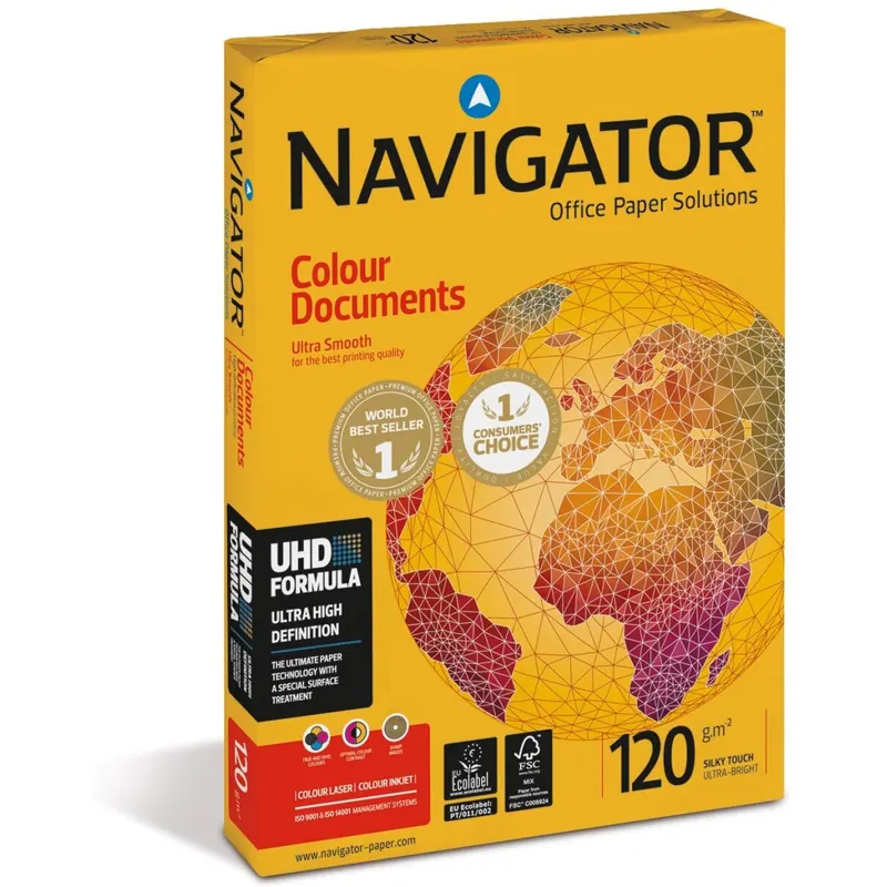 Navigator Color Documents 120g/m² DIN-A4 - 250 Blatt weiß