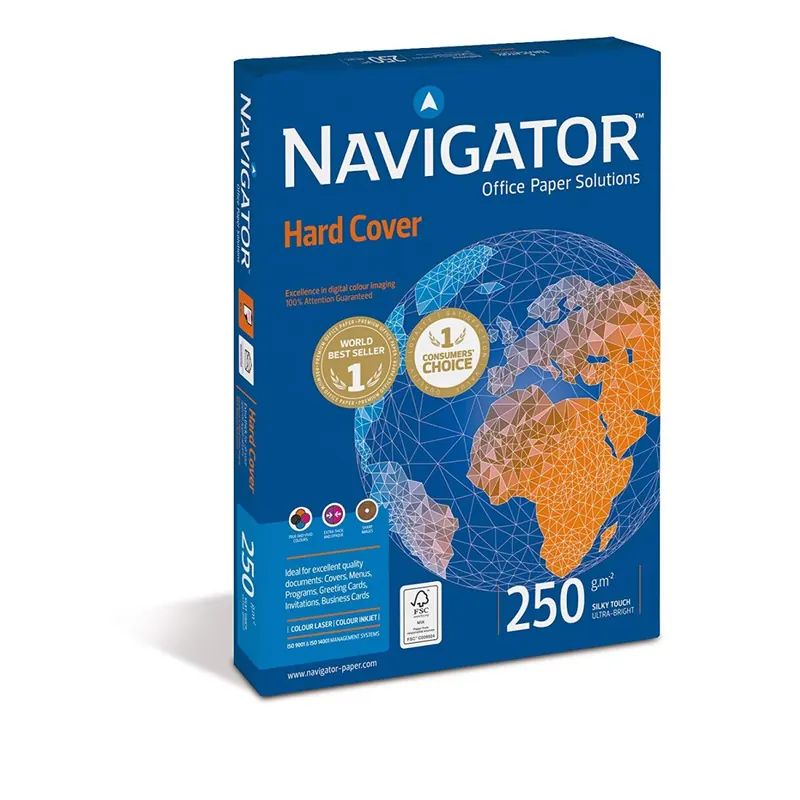 Navigator Hard Cover Kopierpapier 250g/m² DIN-A4 125 Blatt weiß