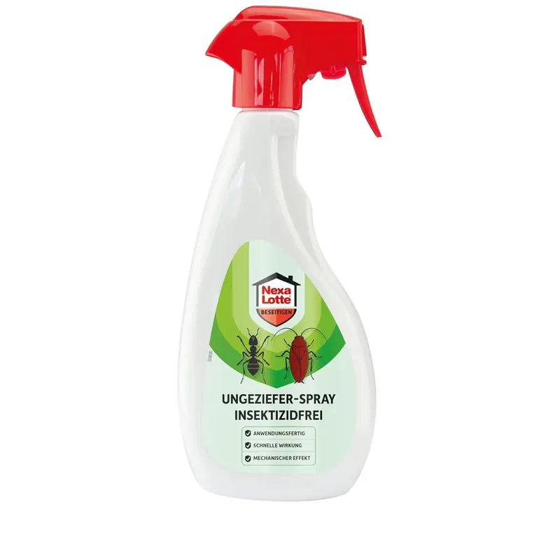 Nexa Lotte 39300 Ungezieferspray 500 ml Insektizidfrei für Ameisen Wanzen Effektive Bekämpfung für Innen- und Außenbereich