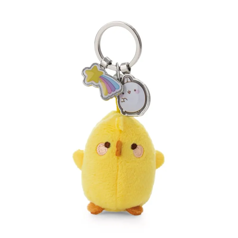 NICI Schlüsselanhänger Piu Piu 6cm - gelb - Treuer-Plüschbegleiter für Rucksack oder Tasche, Schlüsselhalter für klein und Groß | 62216