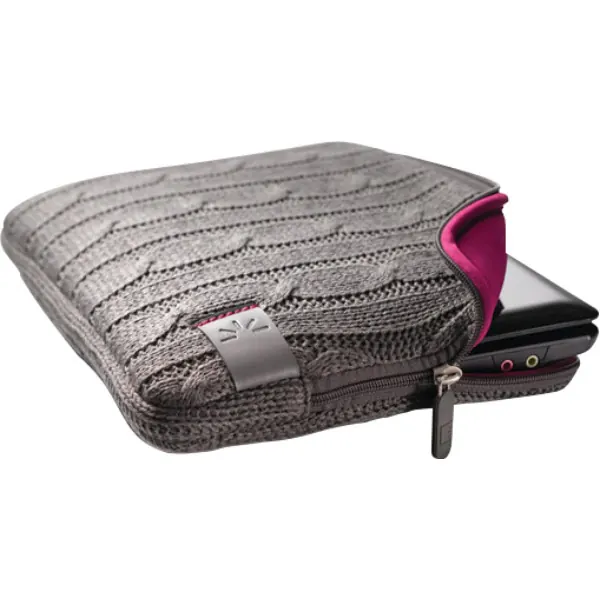 Notebookhülle Case Logic ENST114K - 14,1 Zoll bis 35,8 cm grau Stoff/Nylon