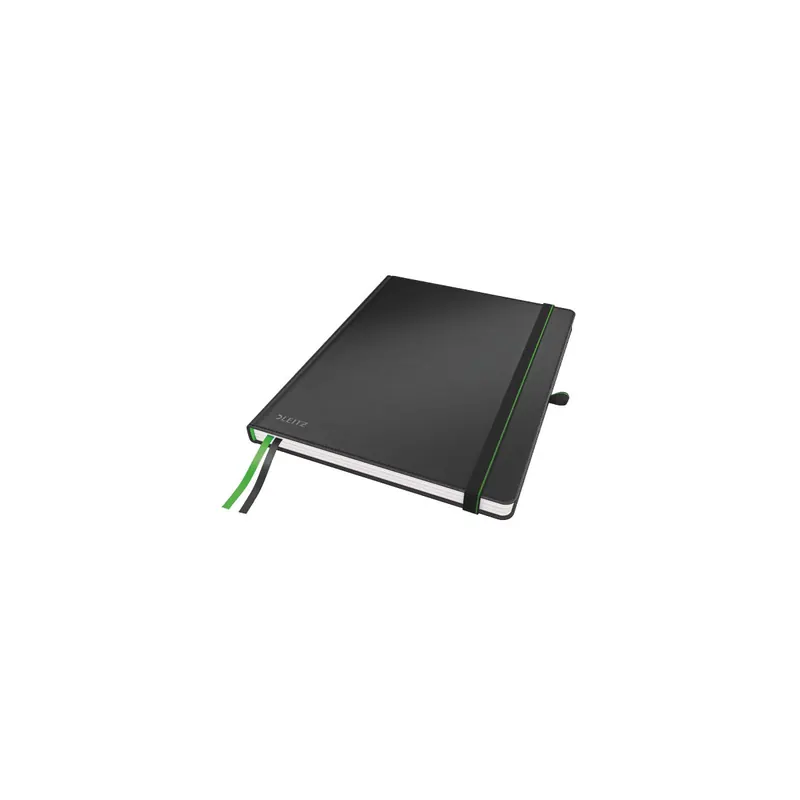 Notizbuch Leitz Complete 4473 - iPad-Größe 188 x 245 mm schwarz kariert 80 Blatt Hartpappe-Einband FSC 96 g/m²