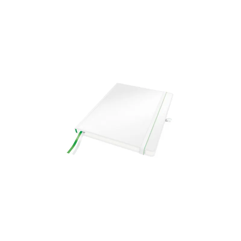 Notizbuch Leitz Complete 4473 - iPad-Größe 188 x 245 mm weiß kariert 80 Blatt Hartpappe-Einband FSC 96 g/m²
