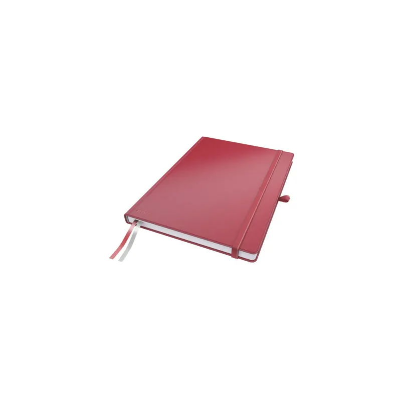 Notizbuch Leitz Complete 4477 - A5 148 x 210 mm rot kariert 80 Blatt Hartpappe-Einband FSC 96 g/m²