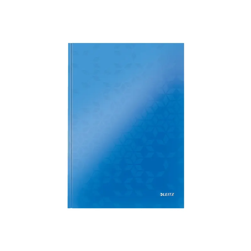 Notizbuch Leitz WOW 4626 - A4 210 x 297 mm blau kariert 80 Blatt Hartpappe-Einband FSC 90 g/m²  Pckg/6