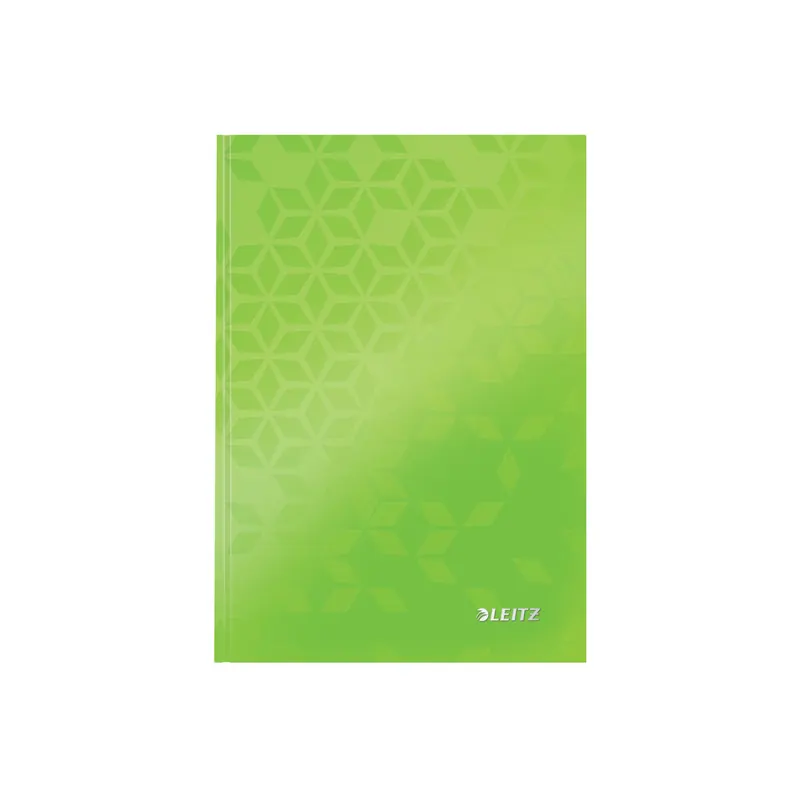 Notizbuch Leitz WOW 4627 - A5 148 x 210 mm grün liniert 80 Blatt Hartpappe-Einband FSC 90 g/m²  Pckg/6