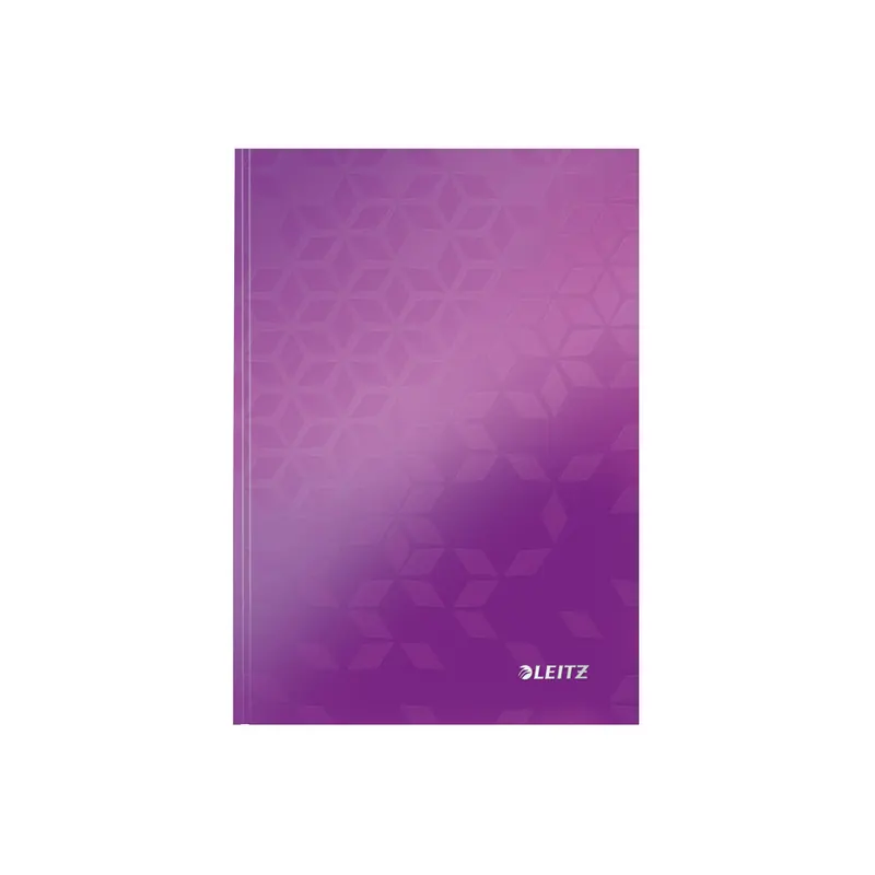 Notizbuch Leitz WOW 4627 - A5 148 x 210 mm violett liniert 80 Blatt Hartpappe-Einband FSC 90 g/m²