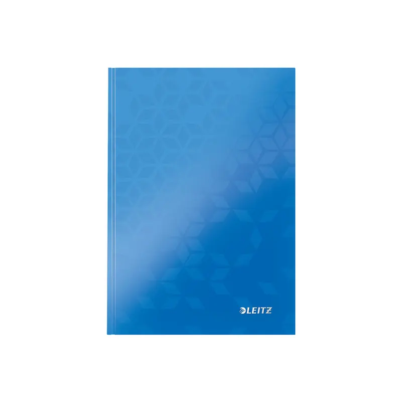 Notizbuch Leitz WOW 4628 - A5 148 x 210 mm blau kariert 80 Blatt Hartpappe-Einband FSC 90 g/m²