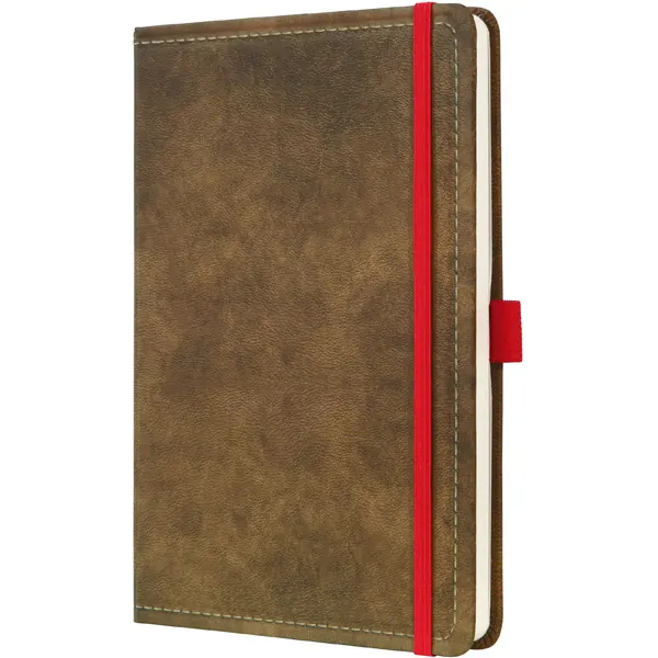 Notizbuch sigel Conceptum CO603 - A5 148 x 210 mm vintage brown liniert 97 Blatt Hardcover-Einband 80 g/m²