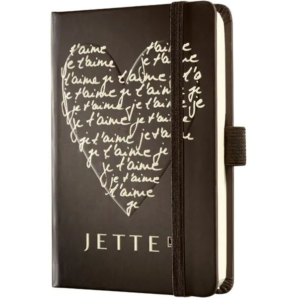 Notizbuch sigel Conceptum CO714 - A6 105 x 148 mm love punktkariert 97 Blatt Hardcover-Einband 80 g/m²