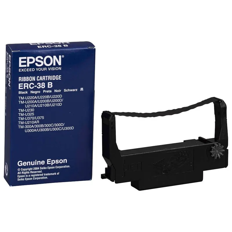 Original EPSON ERC38B - S015374 schwarz Farbband