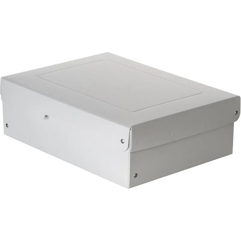 Original Falken PureBox Pro. Made in Germany. 100 mm hoch DIN A4 DIN ISO 9706 DIN ISO 16245-A. Säurefreie uns alterungsbeständige Aufbewahrungsbox mit Deckel geeignet für Archivierung Archivbox