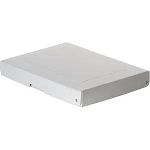 Original Falken PureBox Pro. Made in Germany. 40 mm hoch DIN A4 DIN ISO 9706 DIN ISO 16245-A. Säurefreie uns alterungsbeständige Aufbewahrungsbox mit Deckel geeignet für Archivierung Archivbox