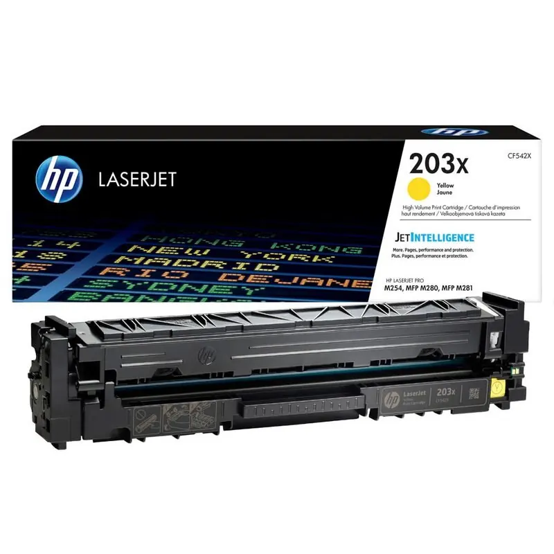 Original HP 203X (CF542X) gelb Tonerkartusche