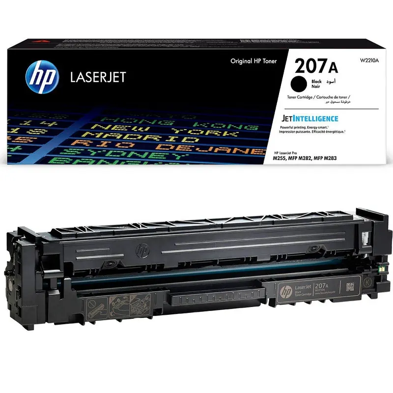 Original HP 207A (W2210A) Schwarz Toner für HP Color LaserJet Pro M283 / M282 / M255