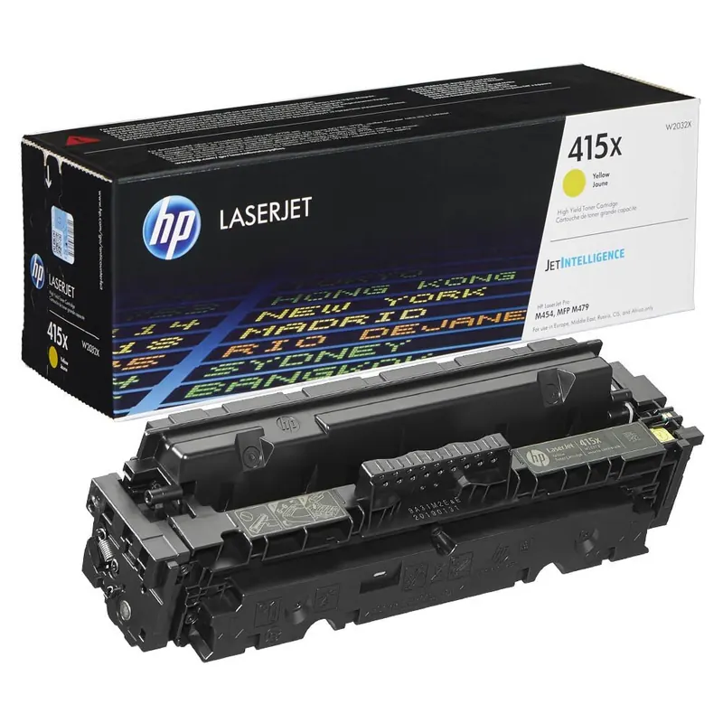 Original HP 415X (W2032X) yellow Toner HP Color LaserJet Pro M454 / MFP M479