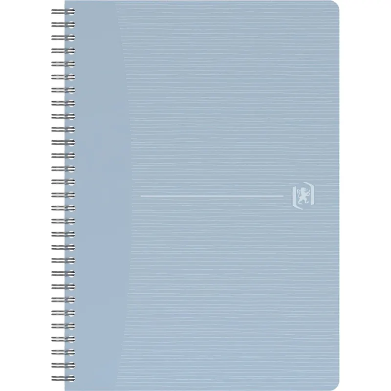 OXFORD Office Spiralbuch"My Style" A5 mit Doppelspirale liniert 6 mm 90 Blatt Recycled 90g/m² farbi 4001541L