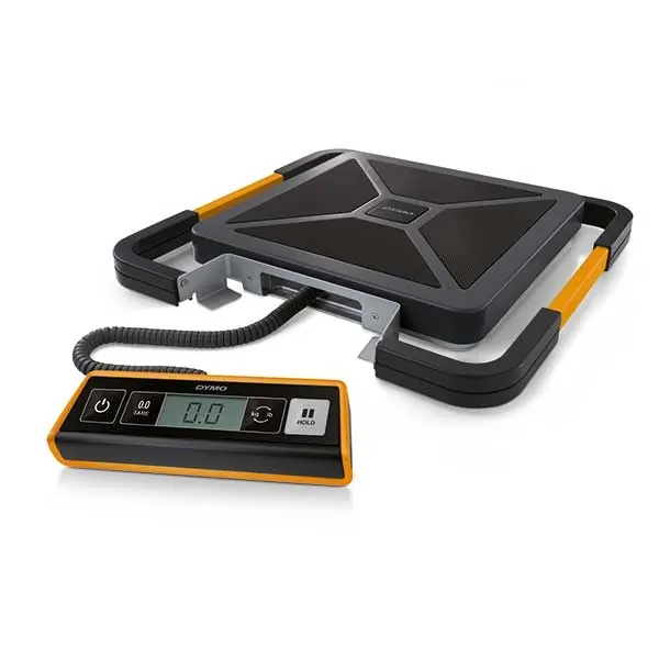 Paketwaage Dymo S0929040 - 415 x 52 x 400 mm schwarz Digital bis 180 kg