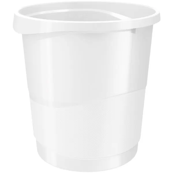 Papierkorb Esselte Vivida 623945 - weiß 14 Liter PP