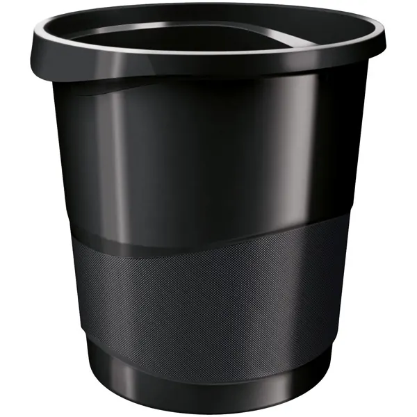 Papierkorb Esselte Vivida 623952 - schwarz 14 Liter PP