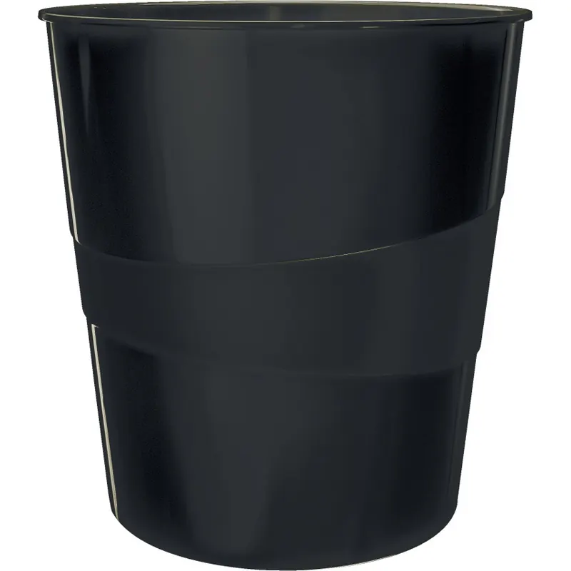 Papierkorb Leitz WOW 5278 - schwarz 15 Liter PS