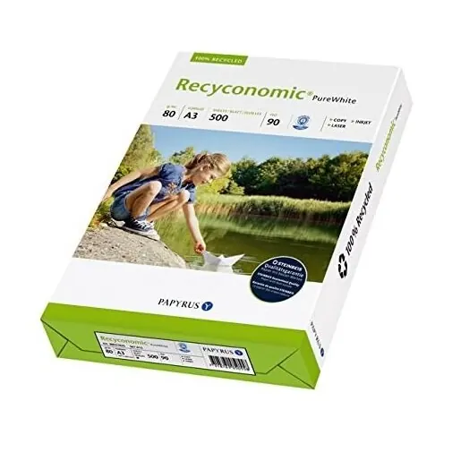 Papyrus Recyconomic Pure White naturweiß 500 Blatt Kopierpapier A3 80g/m