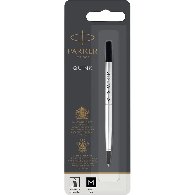 Parker Nachfüllmine für Rollerball mit mittlerer Spitze | schwarz