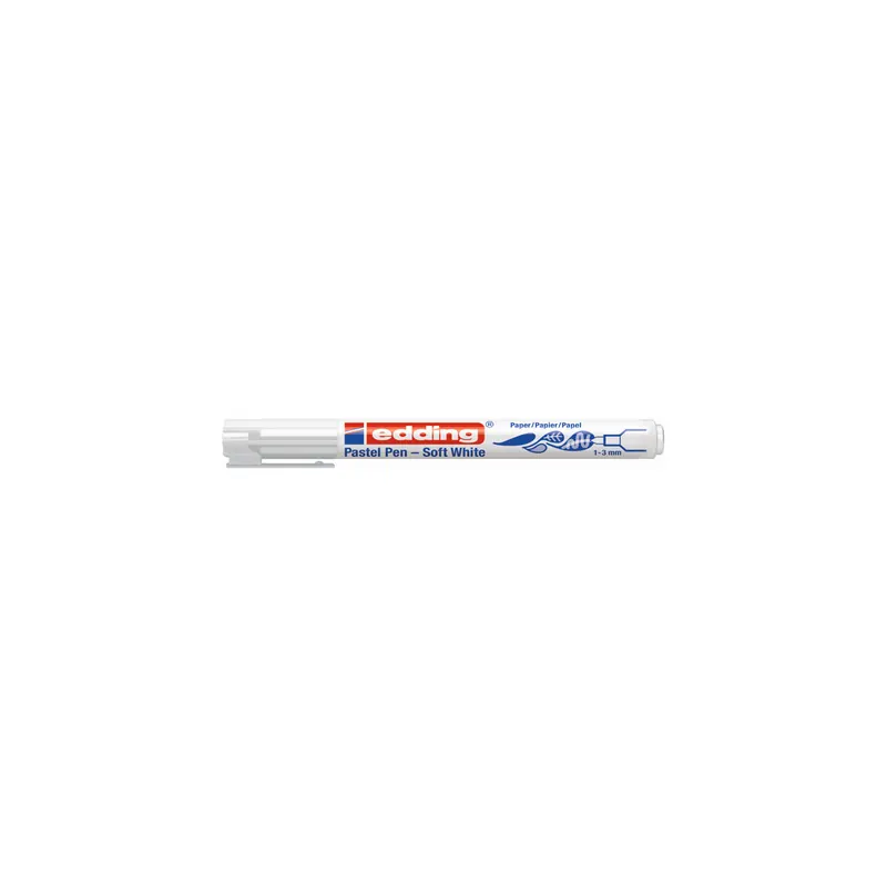 Pastellstift edding 150 - weiß 1-3 mm Rundspitze für Schattierungen/Farbverläufe
