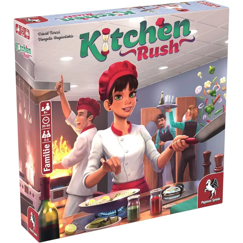 Pegasus Spiele 51223G - Kitchen Rush, 2-4 Spieler