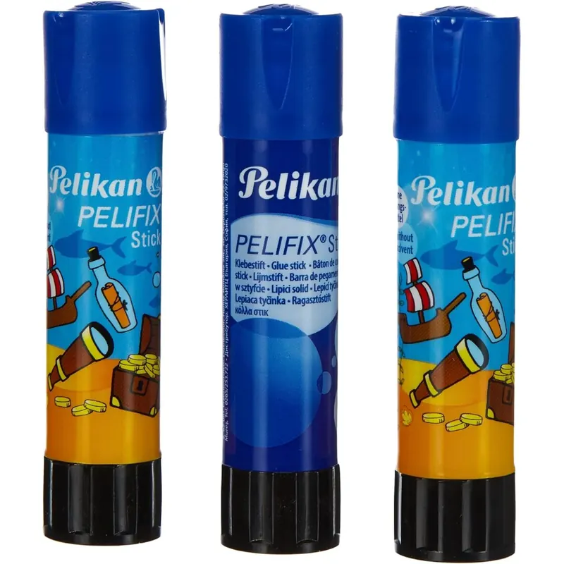 Pelikan 339069 Pelifix Design-Klebestift, 3 x 10 g