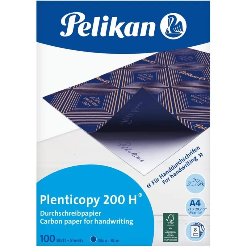Pelikan 404426 Durchschreibepapier Plenticopy 200 H, DIN A4, 100 Blatt, 1 Set