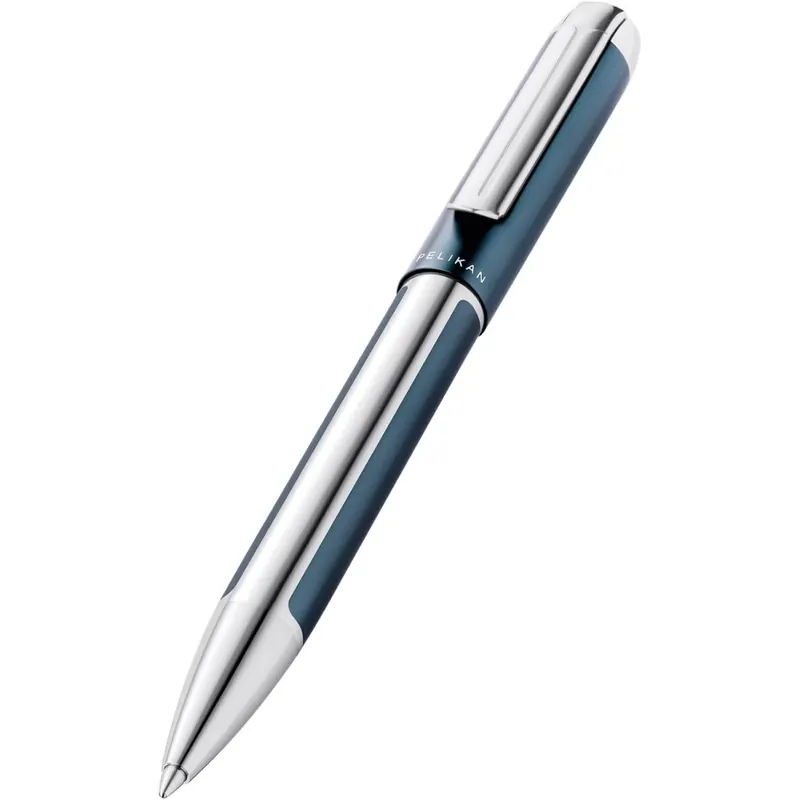 Pelikan Kugelschreiber Pura K40, Petrol, hochwertiger Drehkugelschreiber im Geschenk-Etui, 822695