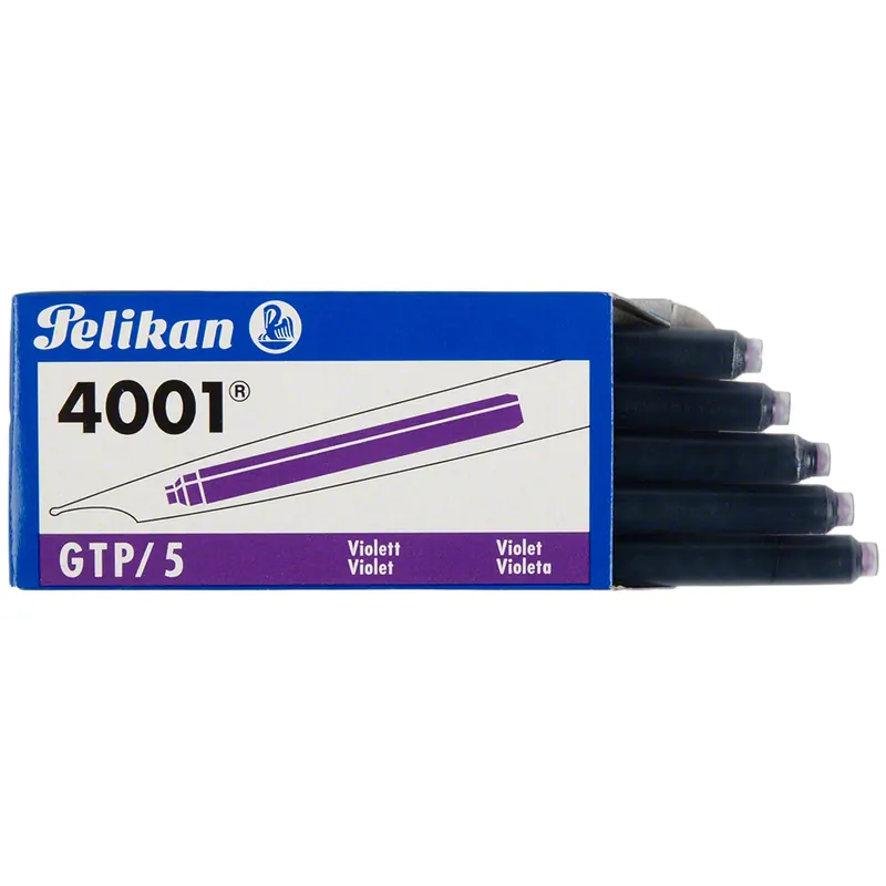 Pelikan Tintenpatronen 4001, violett, P/5